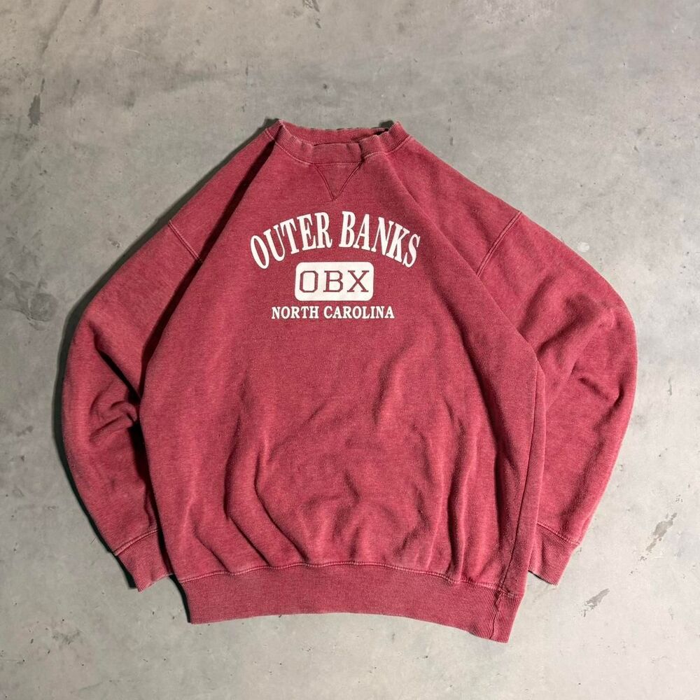 Outerbanks OBX North Carolina Burgundy sweatshirt
